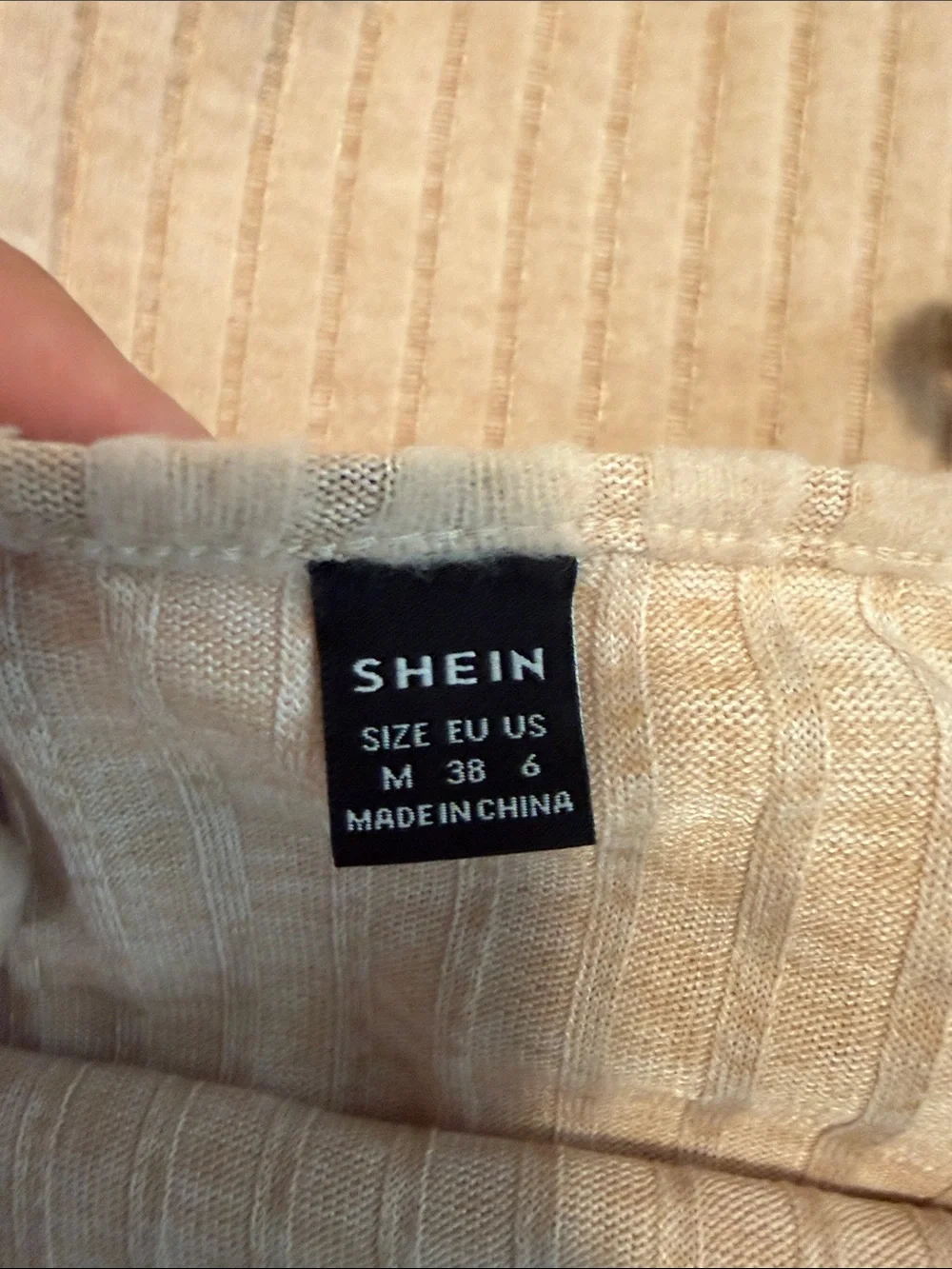 SHEIN flattering ribbed